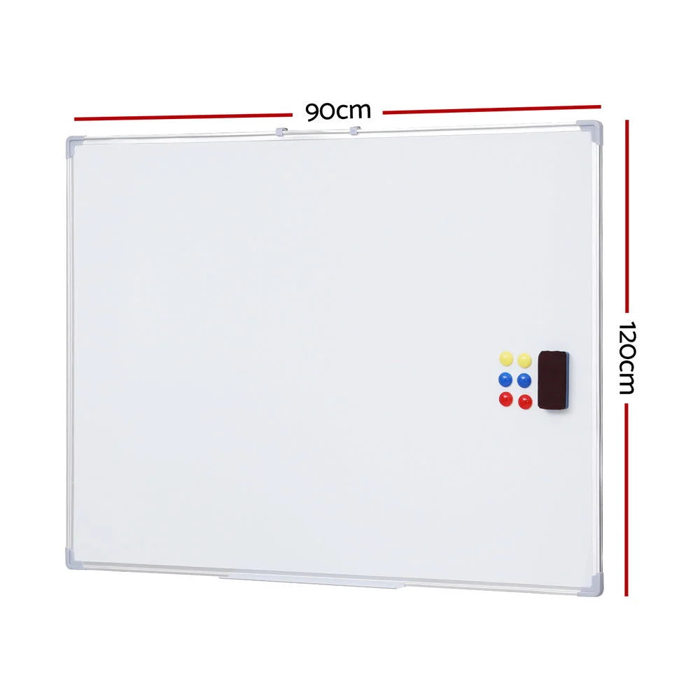 Magnetic whiteboard erase with board marker eraser tray