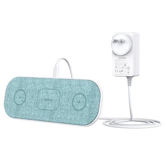 Magnetic Wireless Charging Pad 3-in-1 with AC Adapter
