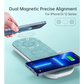 Magnetic Wireless Charging Pad 3-in-1 with AC Adapter