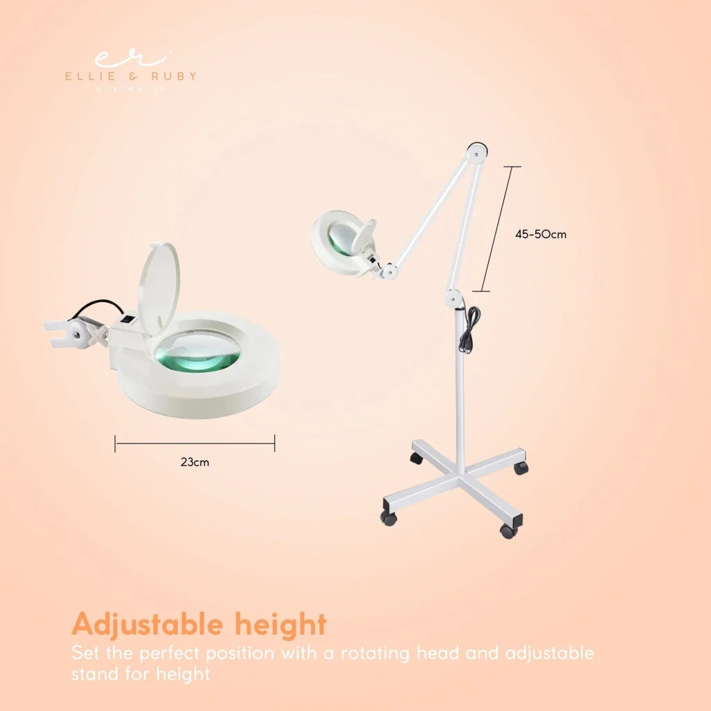 Magnifying Lamp 5x Fluorescent Salon Light Glass Beauty