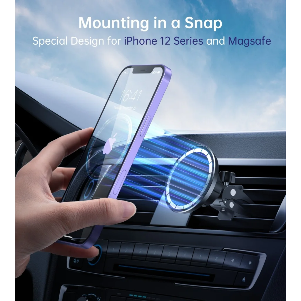 Magsafe iPhone 12 Magnetic Car Mount Air Vent Phone Holder