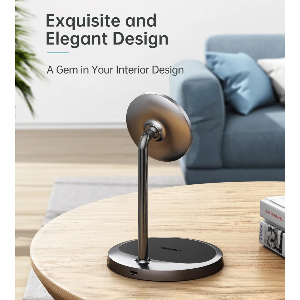 MagSafe iPhone Magnetic Wireless Charger Stand (T575-F)