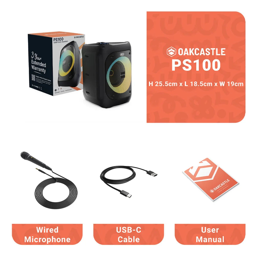 Majority Party Speaker 40w Bluetooth Karaoke
