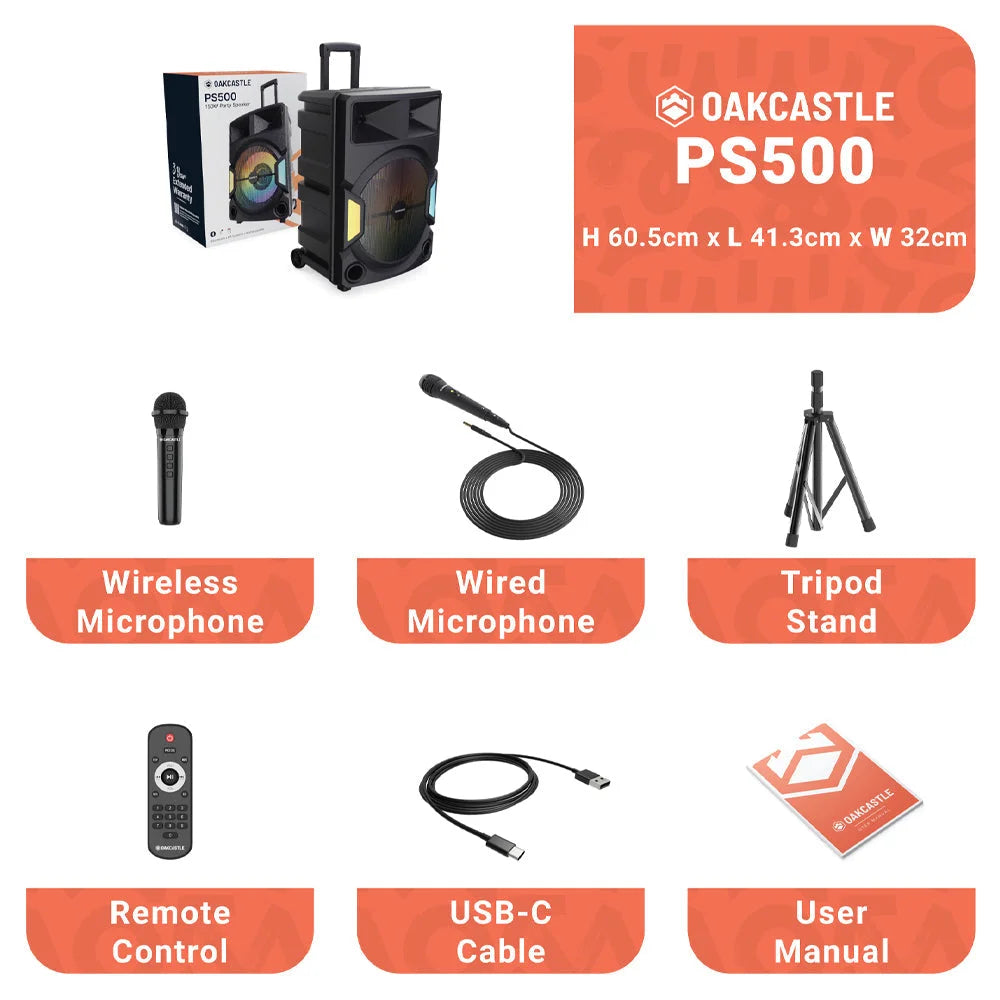 System 150W Bluetooth Karaoke Dj Party Pa Majority Pa
