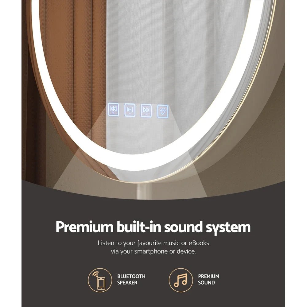 Makeup Mirror 40x40CM - Hollywood Vanity with LED Light