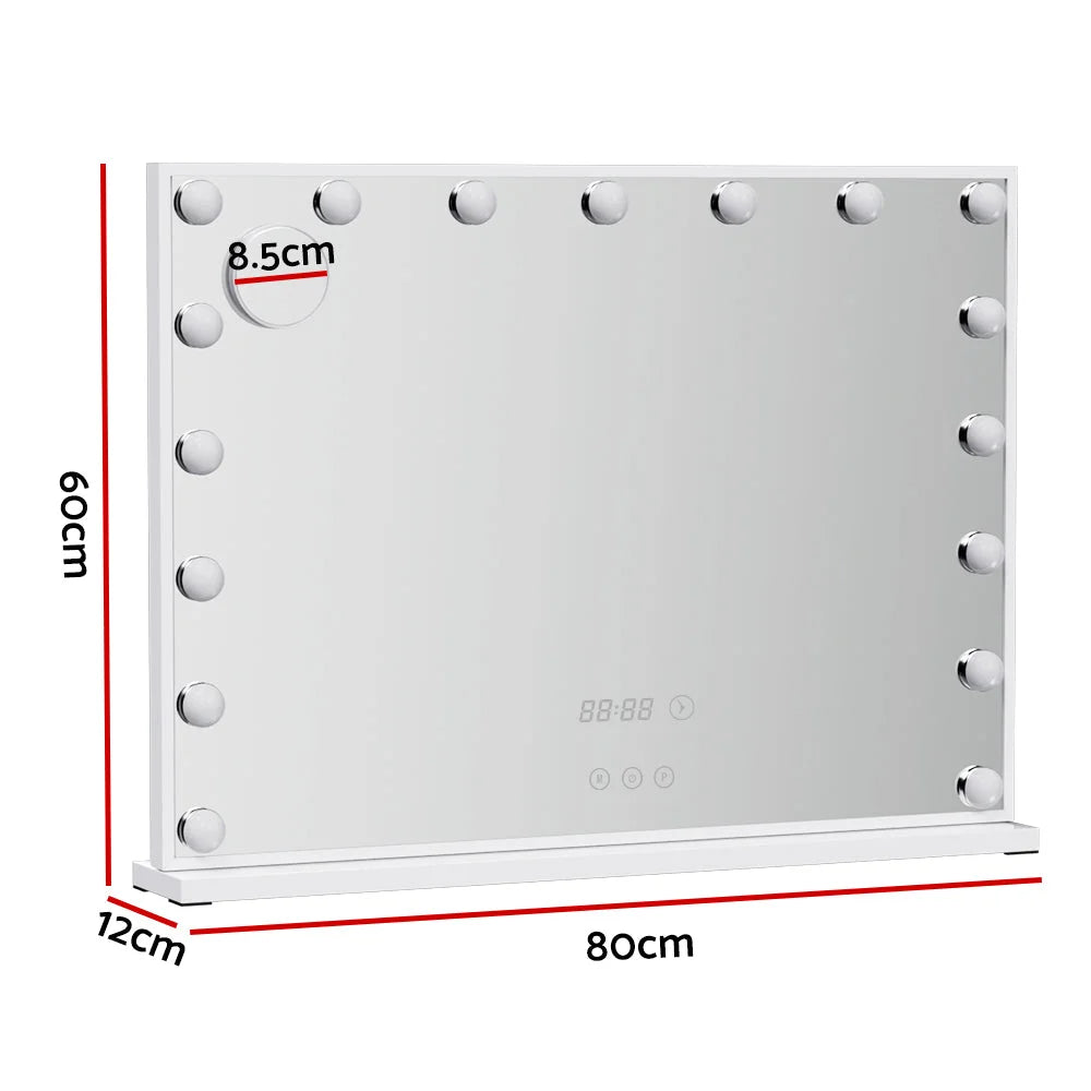 Makeup Mirror Hollywood 80x60cm LED Time