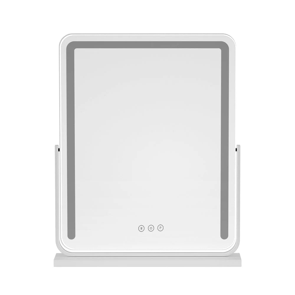 Makeup Mirror Hollywood Vanity LED with Lights - White