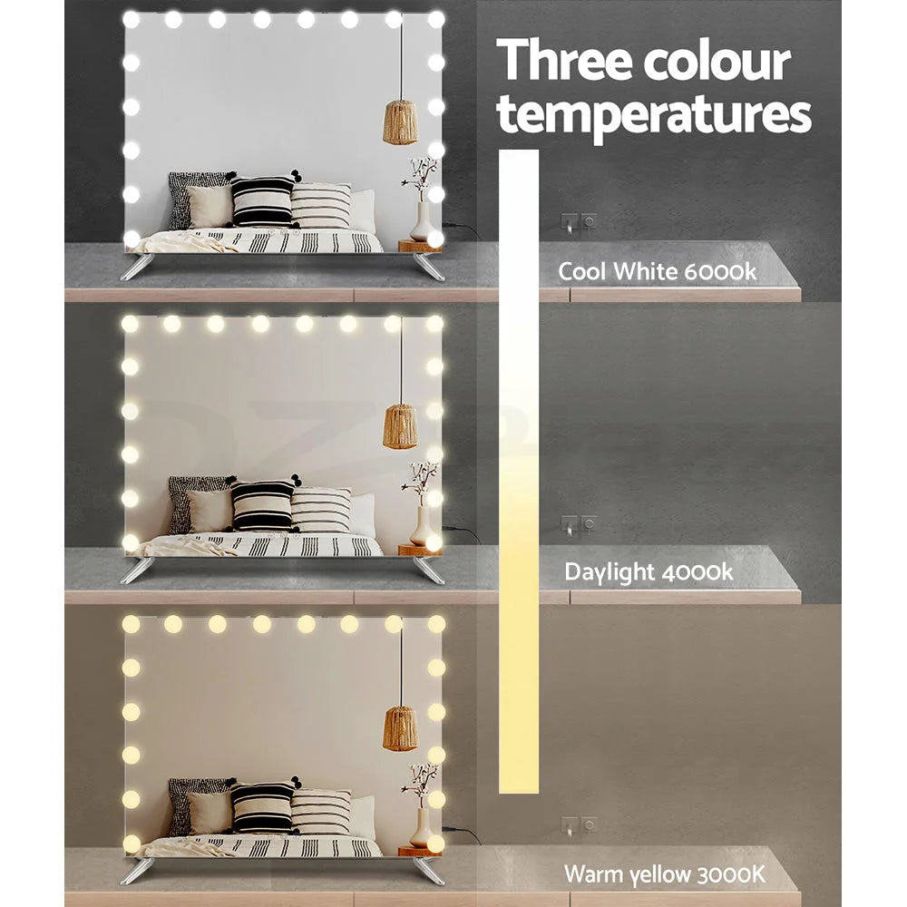 Makeup Mirror with Light LED Hollywood Mounted Wall Mirror