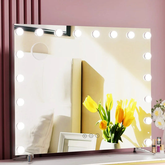 Makeup Mirror with Light LED Hollywood Mounted Wall Mirror