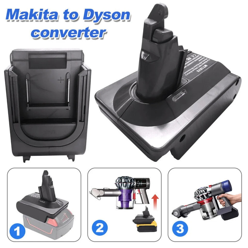 Makita dyson battery with 18v converter adapter appliances
