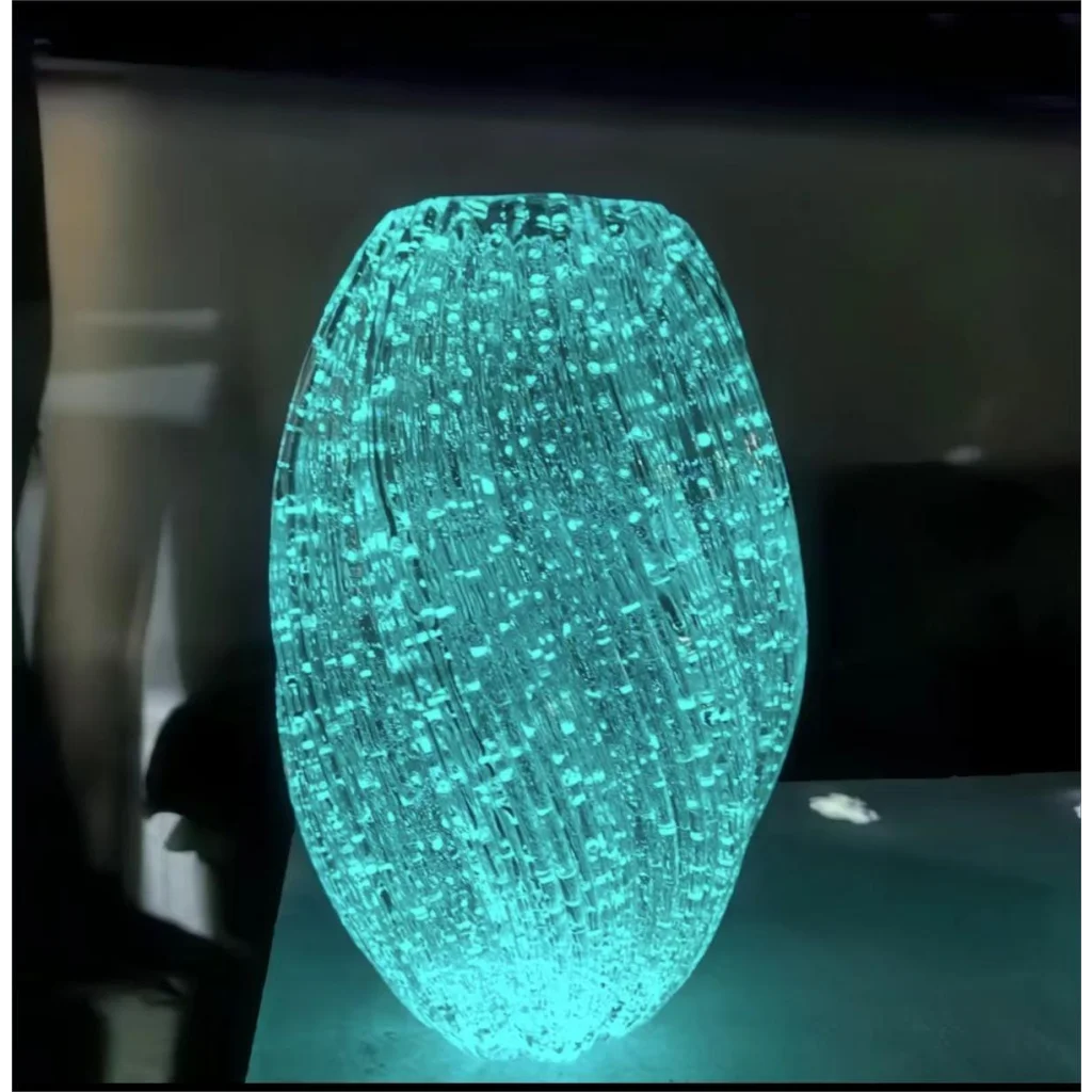 Maltose Vase Luminous INS-Style Glass Vase Modern