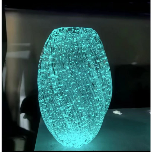 Maltose Vase Luminous INS-Style Glass Vase Modern