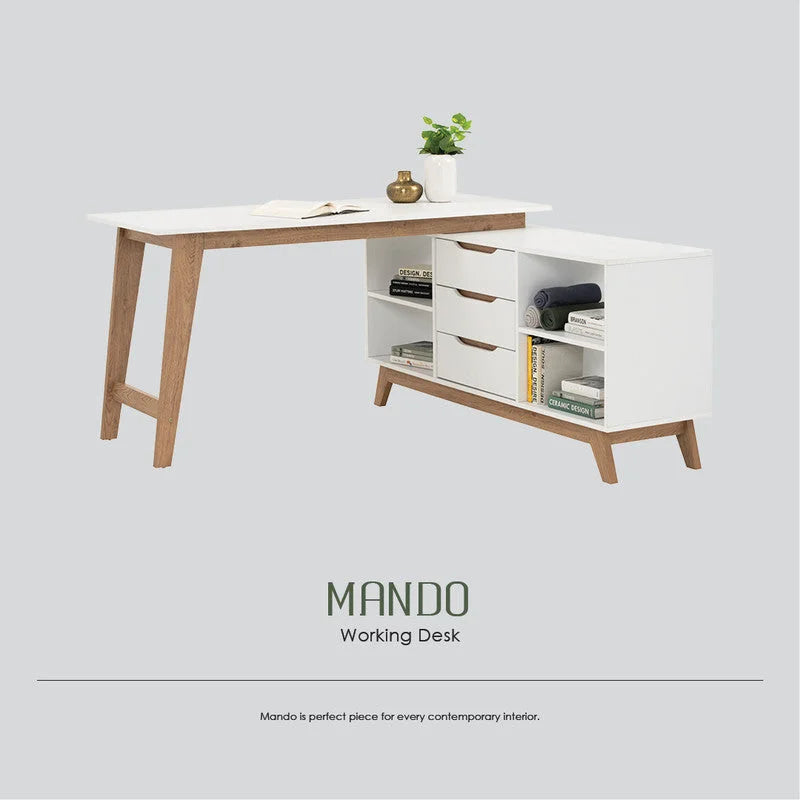 Mando Study Desk & Working Station - Furniture
