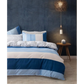 Mannix Striped Quilt Cover Set - King Size - Home & Garden
