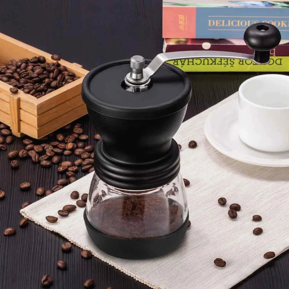 Manual Coffee Bean Grinder - Hand Stainless Ceramic Burr