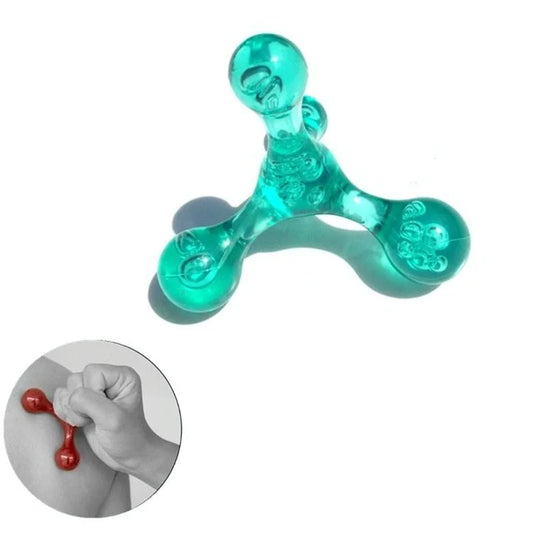 Manual Four-Ball Waist Massager Green - Health & Beauty >