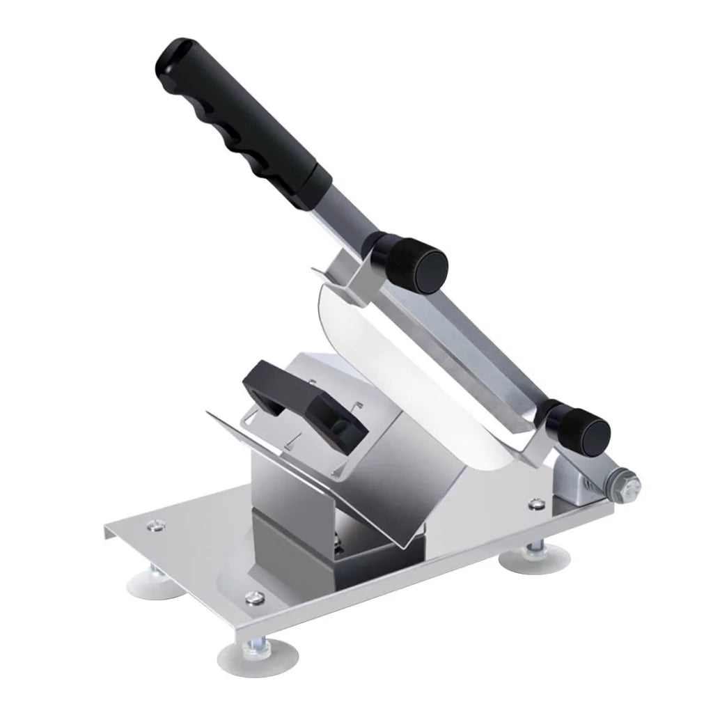 Manual Frozen Meat Slicer Handle Meat Cutting Machine 18/10 Commercial Grade Stainless Steel - Premium