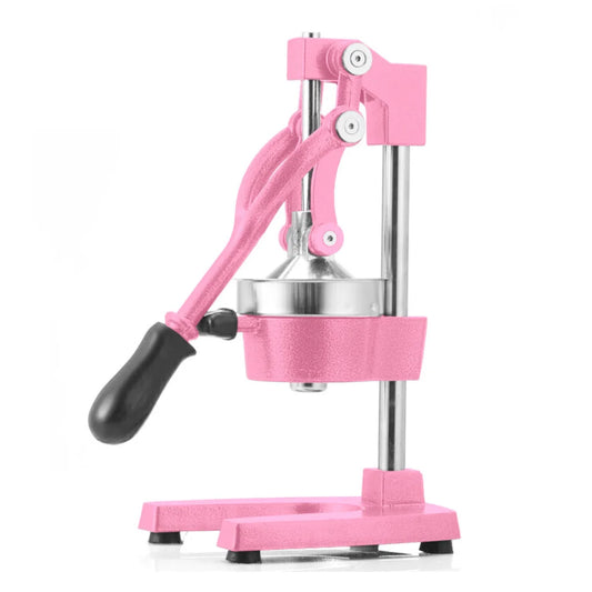 Manual Juicer Premium Commercial Hand Press Juice Extractor Squeezer Orange Citrus - Pink