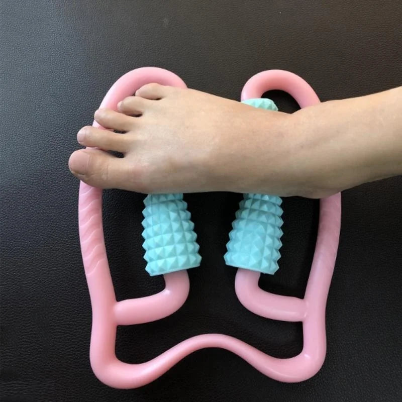 Manual Plastic Steering Wheel Leg Roller Massager Random