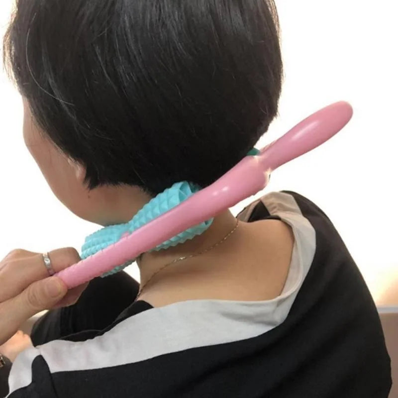 Manual Plastic Steering Wheel Leg Roller Massager Random