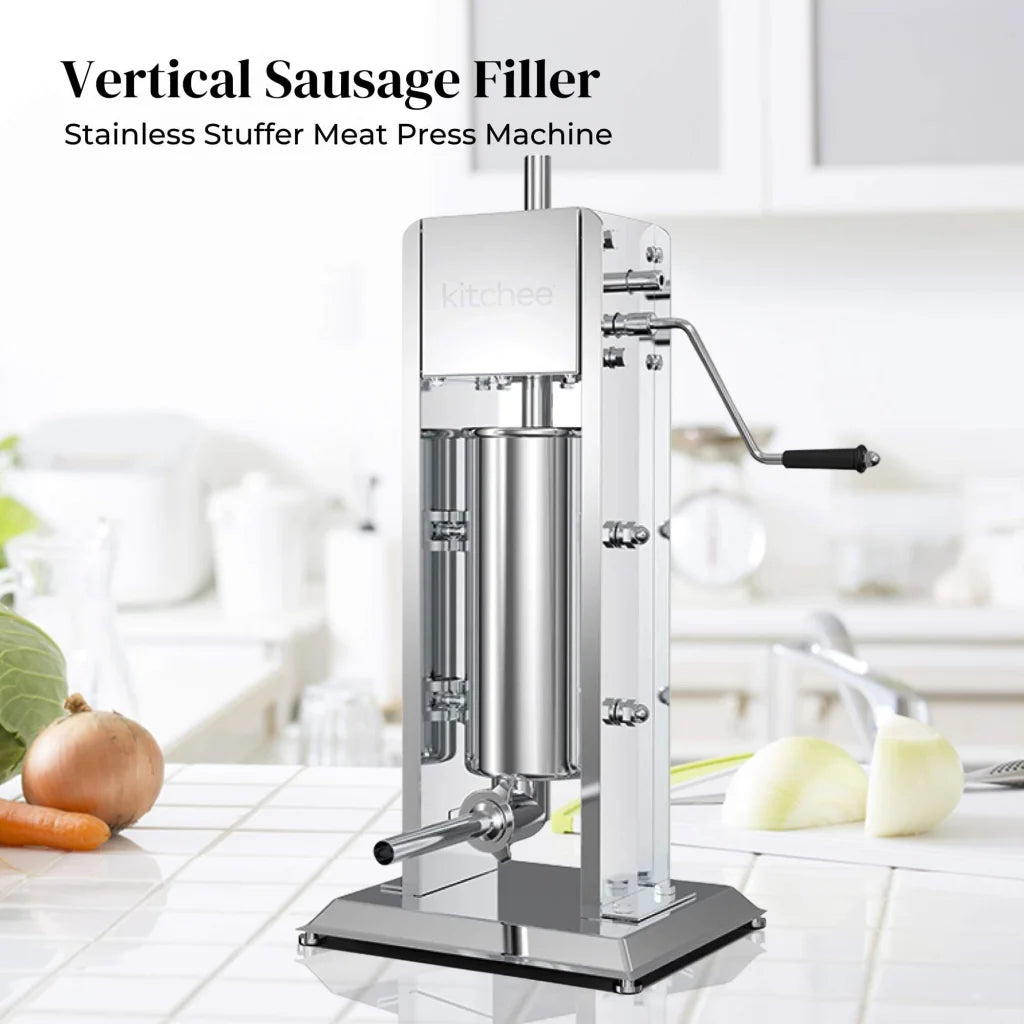 Manual Vertical Sausage Filler 5L Stainless