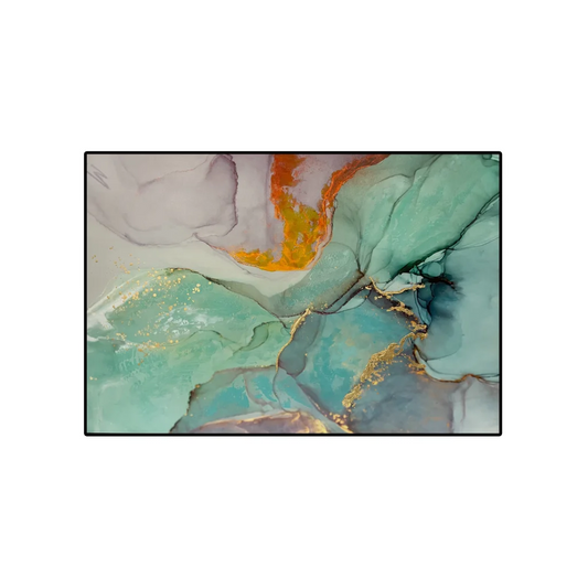 Marble Framed Canvas Wall Art - Large - Home & Garden >