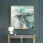 Marbled Green 2 Sets Gold Frame Canvas Wall Art 60cm x 60cm