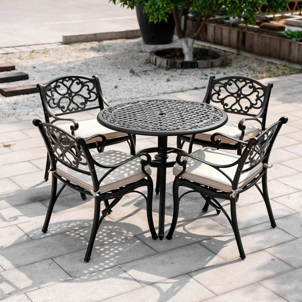 Marco Aluminium 5 Piece Setting (CAT-090 Black + 2x