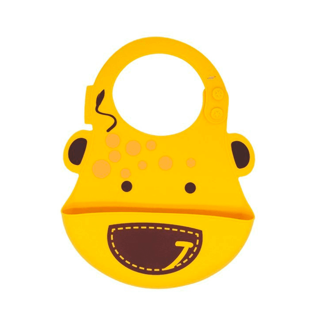 Marcus & Marcus - Baby Bib - Lucas the Hippo- Blue