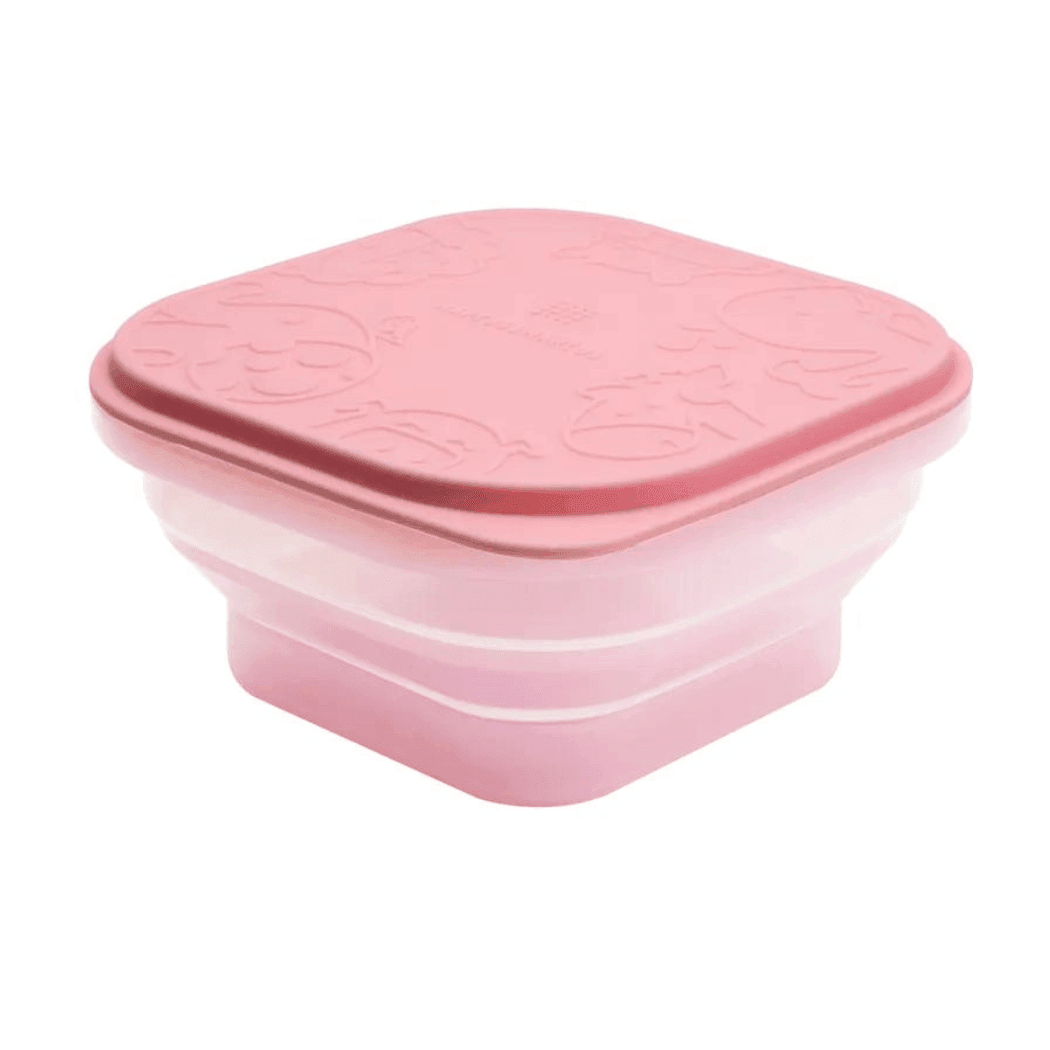 Marcus & Marcus - Collapsible Snack Container - Pocky the Pig-Pink
