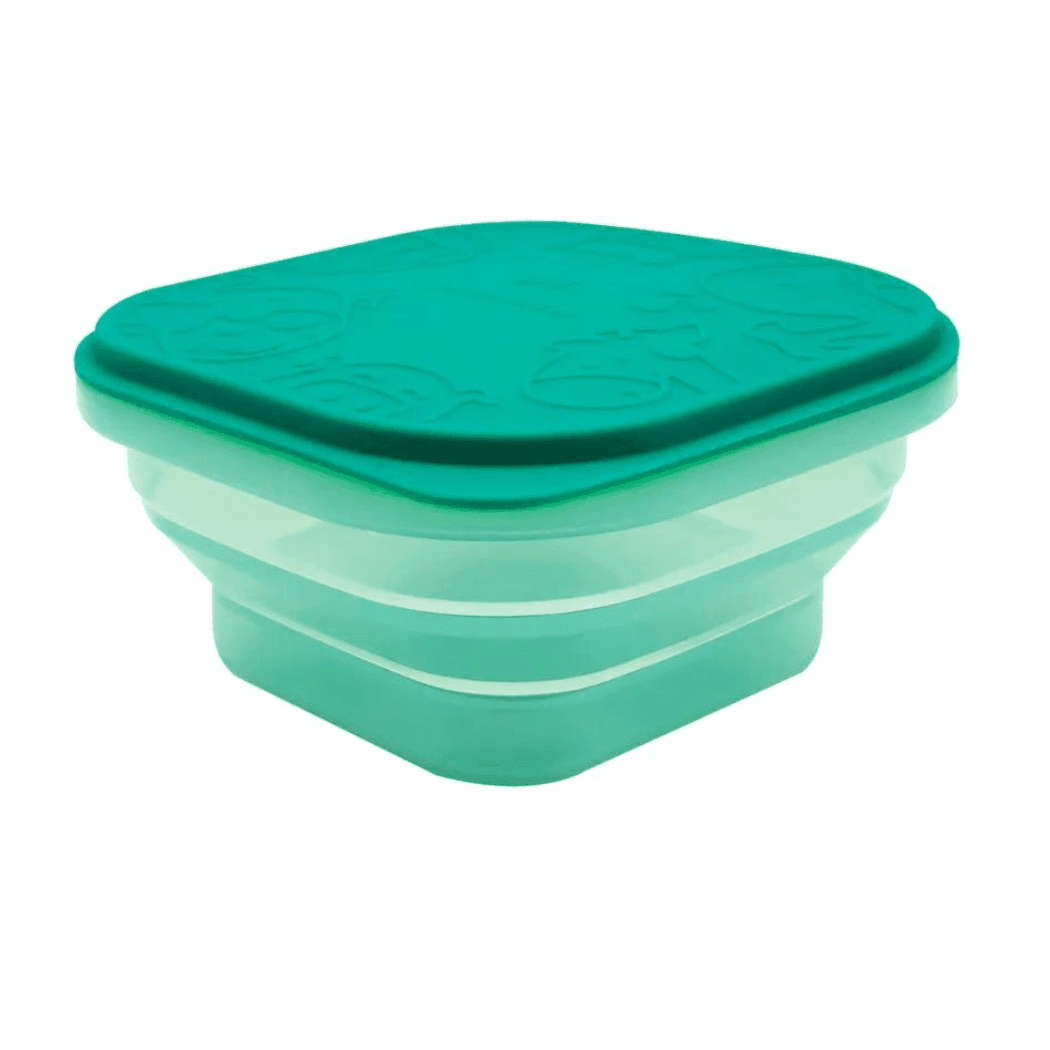 Marcus & Marcus - Collapsible Snack Container - Ollie the Elephant green