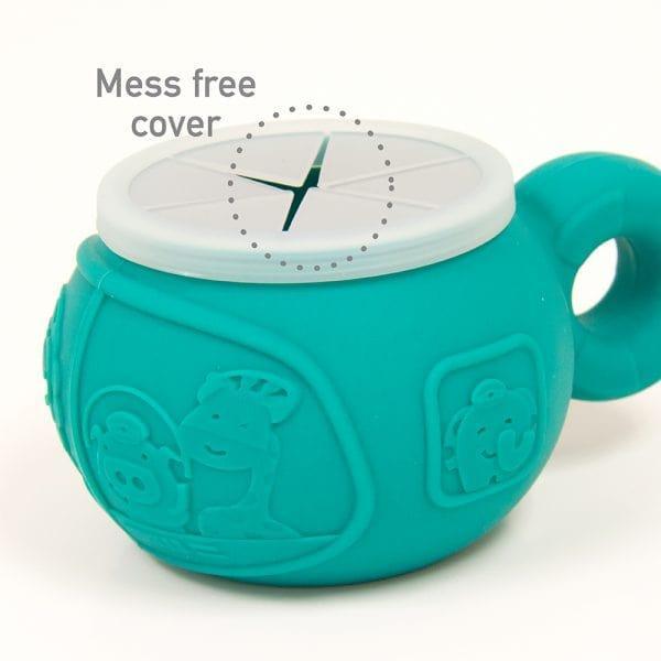Marcus & Marcus-Snack Bowl Lucas the Hippo- Blue
