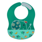 Marcus & Marcus -Wide Coverage Silicone Bib - Lucas the Hippo- Blue