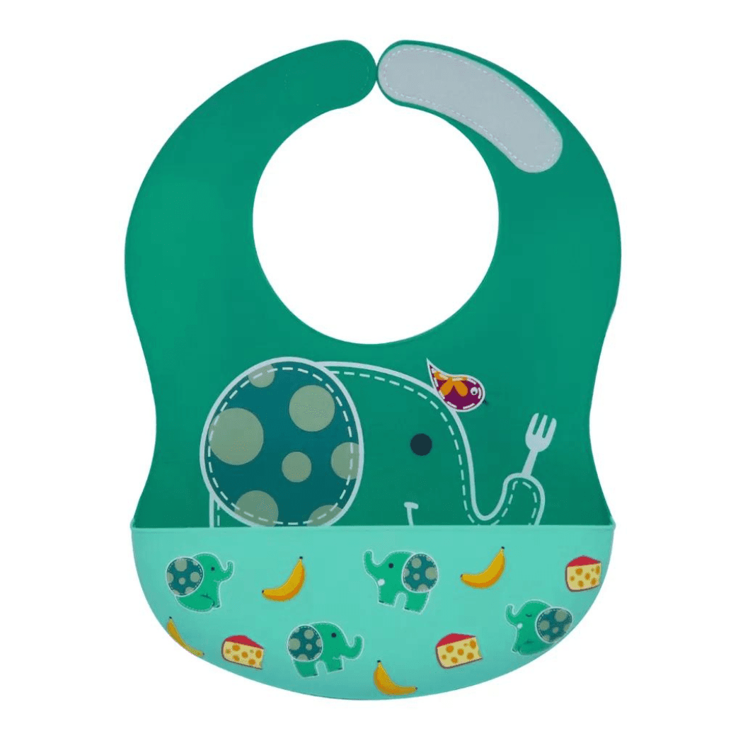 Marcus & Marcus -Wide Coverage Silicone Bib - Willo the Whale-Purple