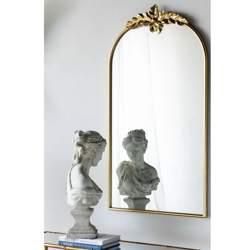 MARION TALL GOLD WALL MIRROR - Home & Garden > Decor >