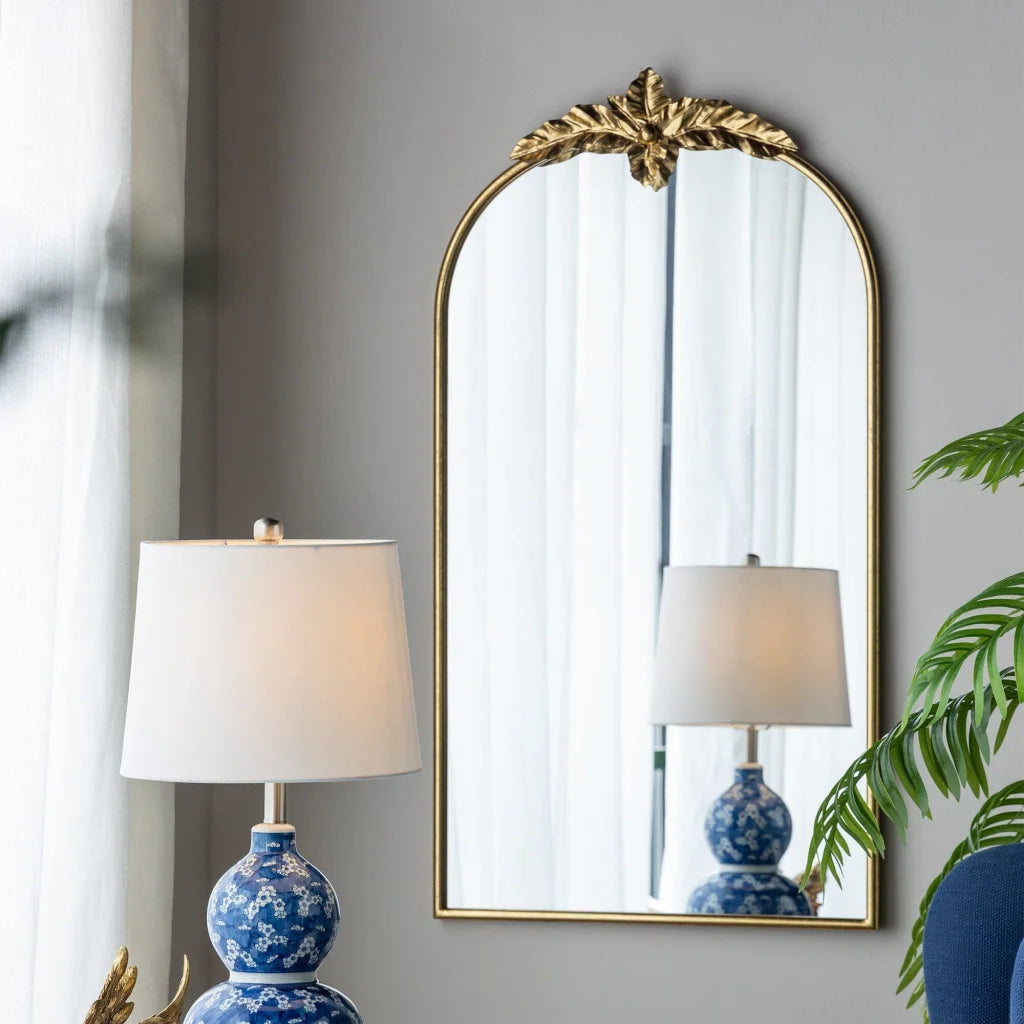 MARION TALL GOLD WALL MIRROR - Home & Garden > Decor >