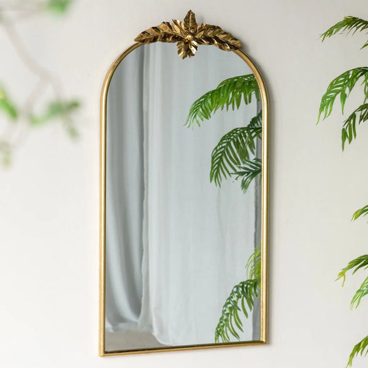 MARION TALL GOLD WALL MIRROR - Home & Garden > Decor >