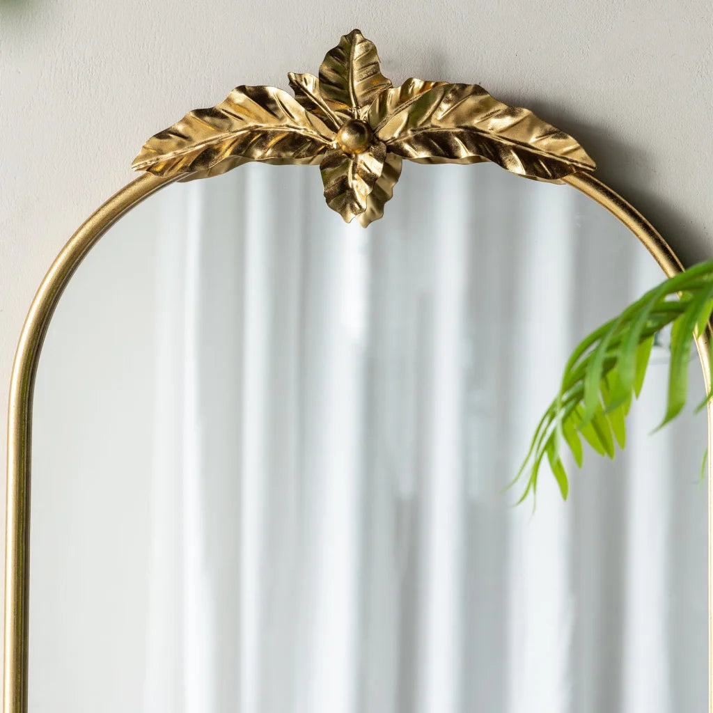MARION TALL GOLD WALL MIRROR - Home & Garden > Decor >