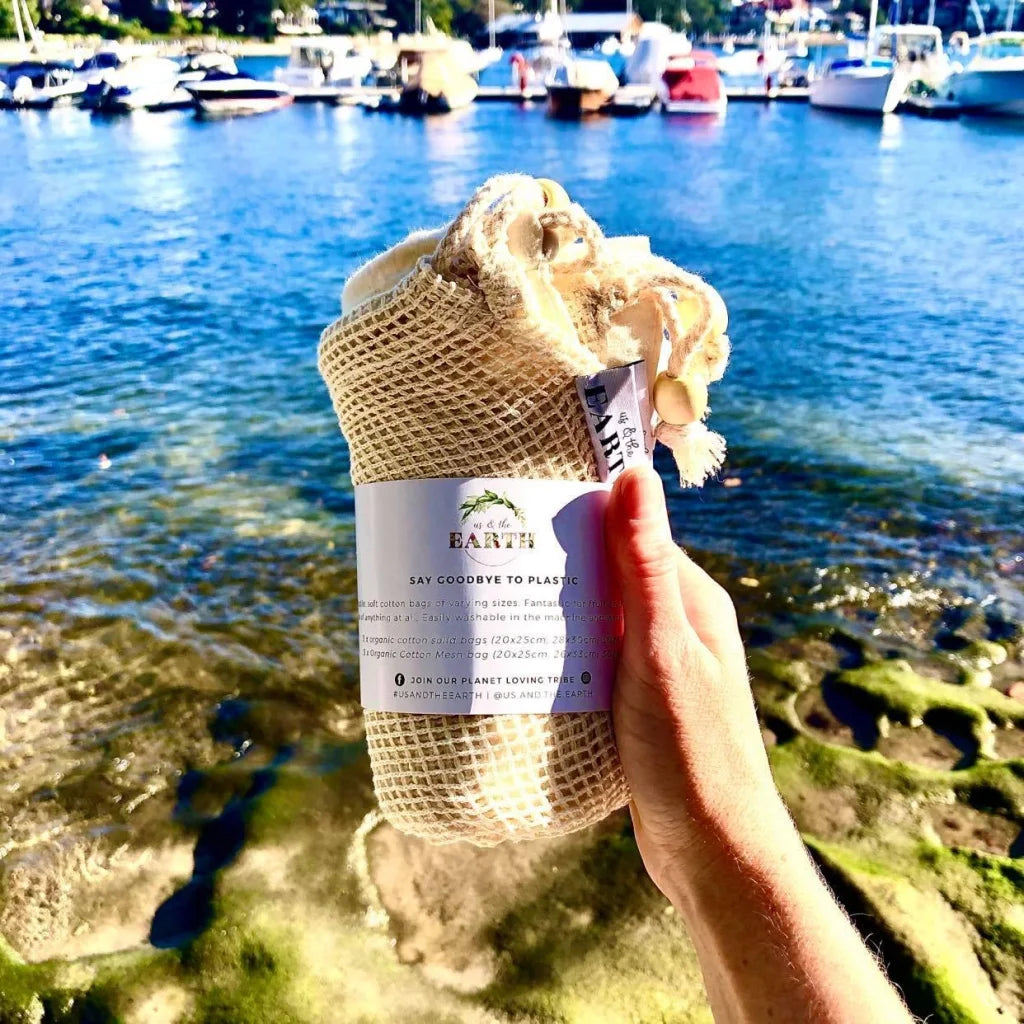 Market Day Shopping Bundle - 6 Produce Bags & Mesh Shopping