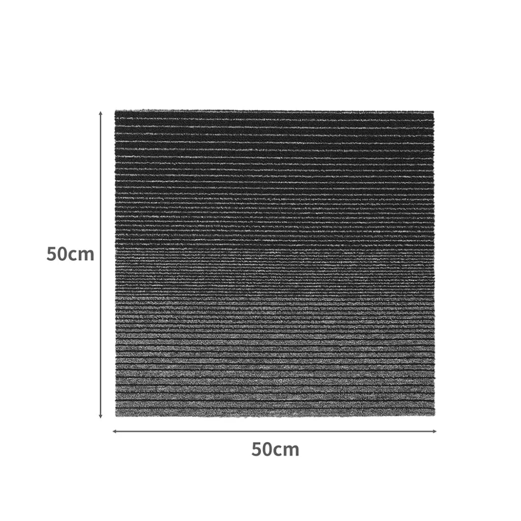 Marlow 20x Carpet Tiles 5m2 Box Heavy Black-1973193861043982338