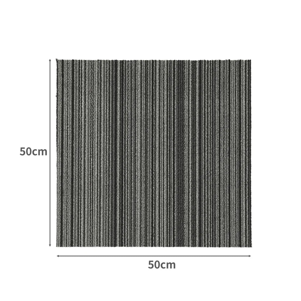 Marlow 20x Carpet Tiles 5m2 Box Heavy Black-1973193860444196866