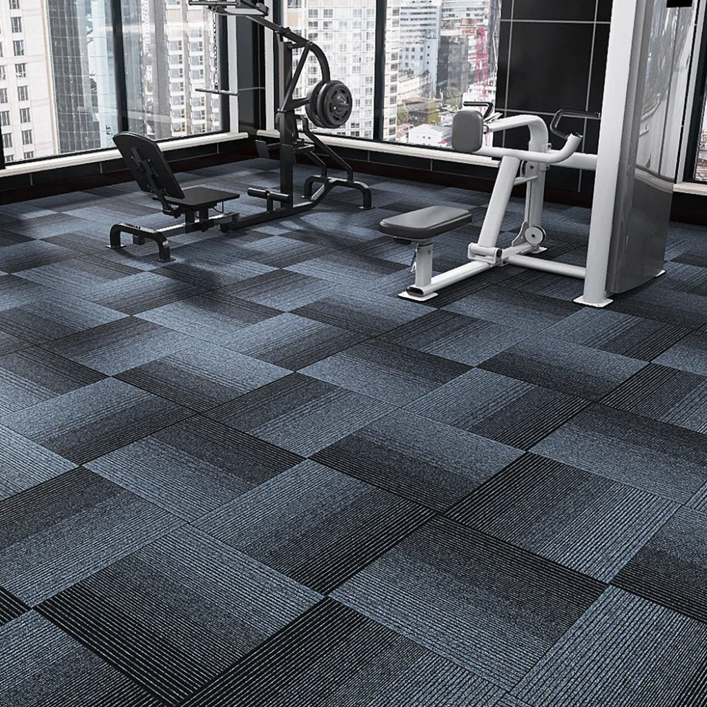 Marlow 20x Carpet Tiles 5m2 Box Heavy Blue-1973193861228531719