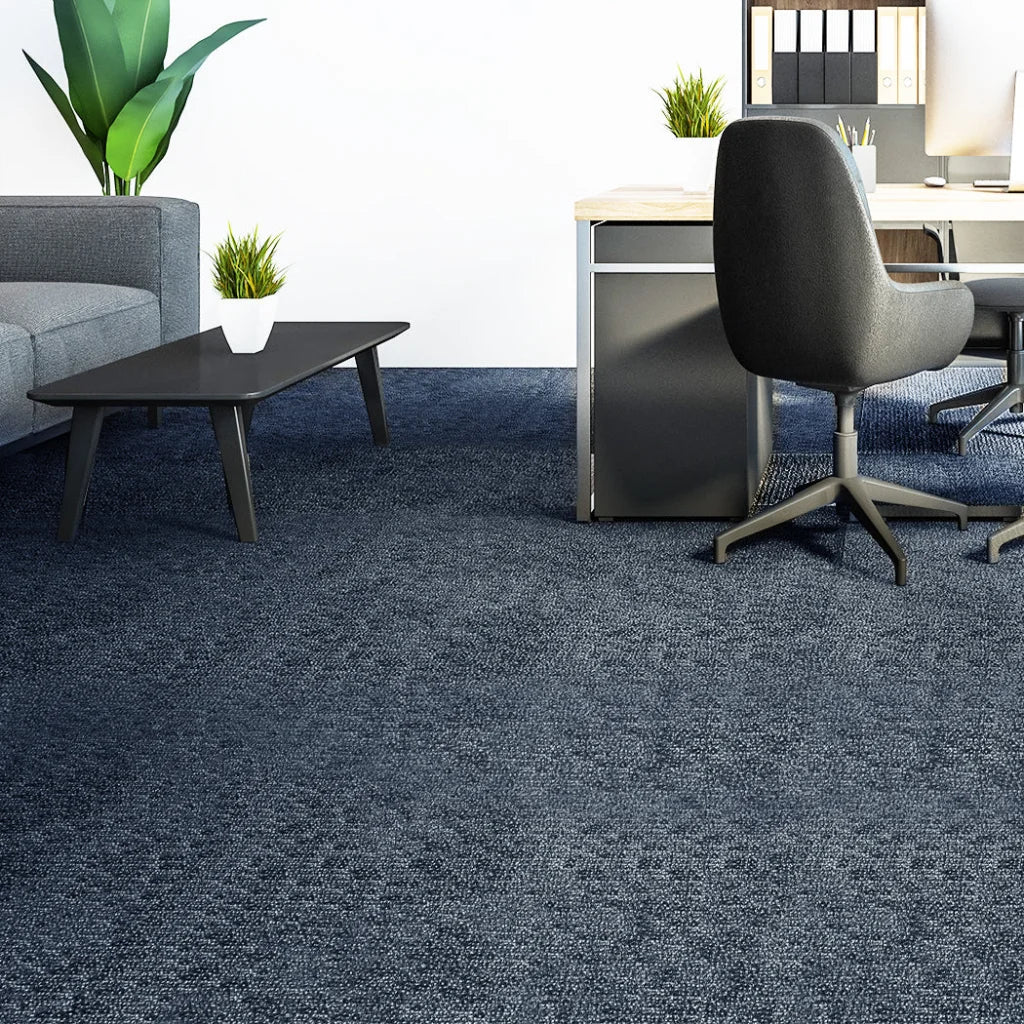 Marlow 20x Carpet Tiles 5m2 Box Heavy Blue-1973193860083486727