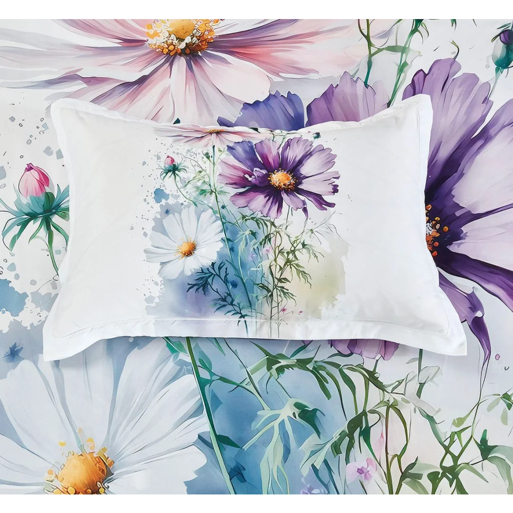 Marrea Floral Quilt Cover Set - Queen Size - Home & Garden