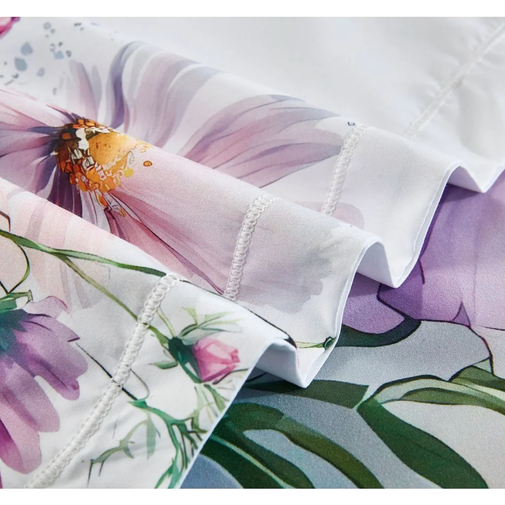 Marrea Floral Quilt Cover Set - Super King Size - Home &