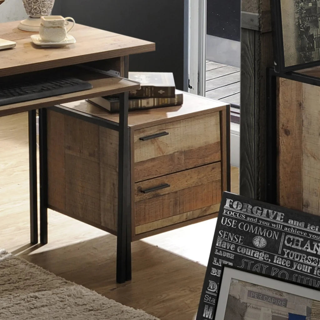 Mascot Bedside Table - Oak - Bedroom