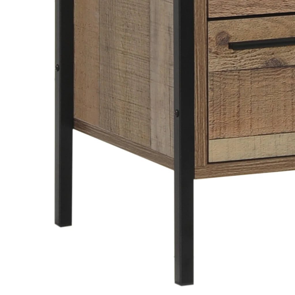 Mascot Bedside Table - Oak - Bedroom