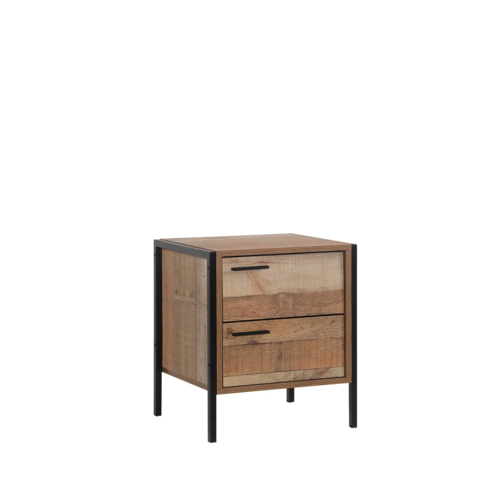 Mascot Bedside Table - Oak - Bedroom