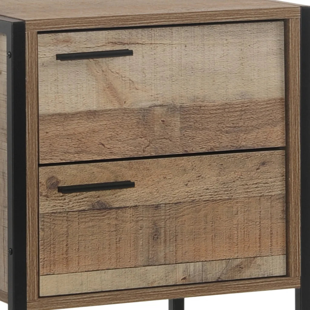 Mascot Bedside Table - Oak - Bedroom
