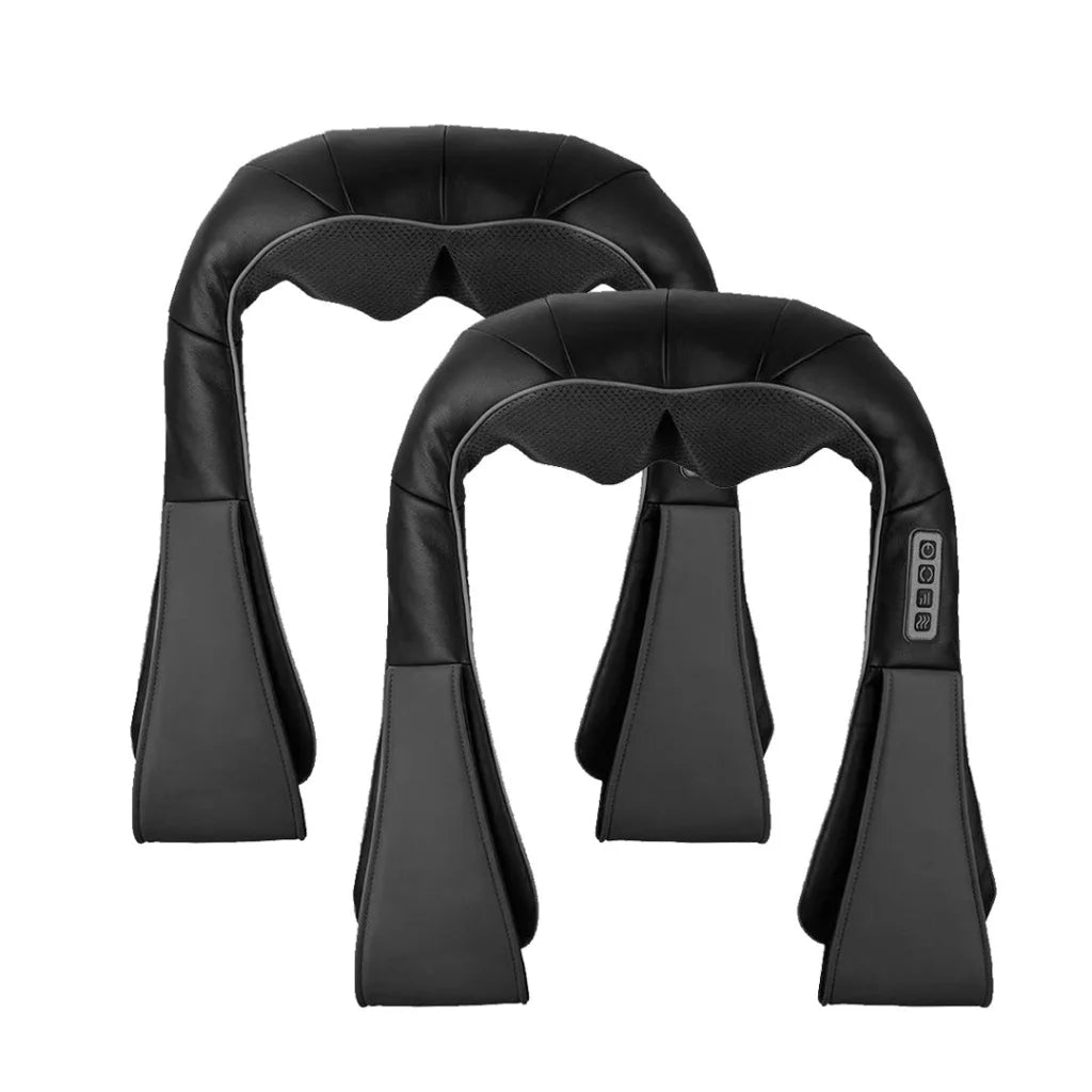 Massage Arm Body Massager Set Premium 2X Kneading Back Neck Shoulder - Black